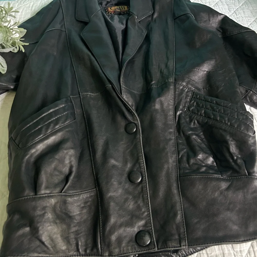 Vintage G III Leather Boho Hippie Coat - Picture 2 of 13